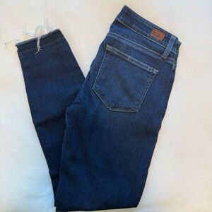 PAIGE Verdugo Frayed Ankle Denim